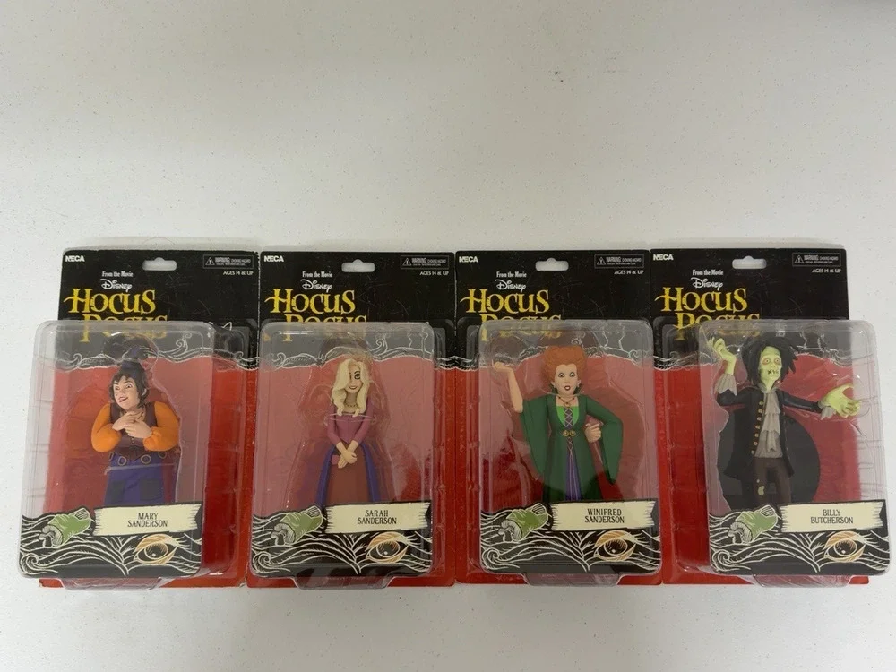 NECA Hocus Pocus Toony Terrors Complete Set 4 Sanderson Sisters Billy 6